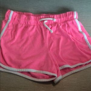 A pink girls short
